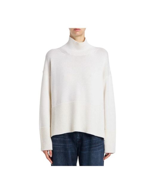 Dondup White Turtlenecks