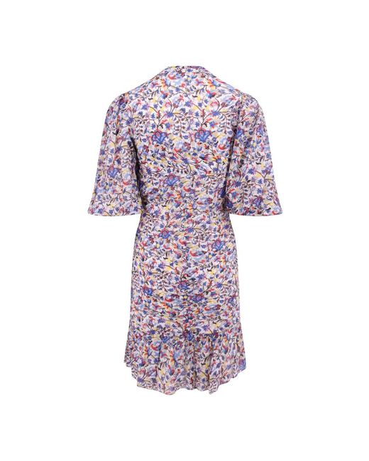 Isabel Marant Kleurrijke Jurken Met Elastische Ritssluiting in het Purple