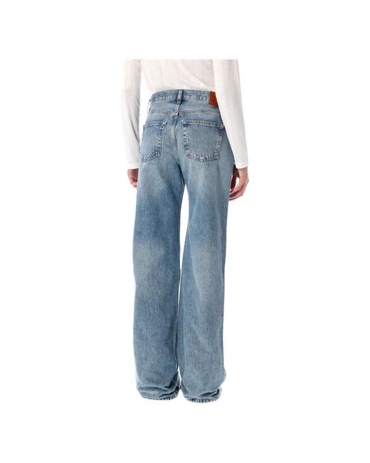 Anine Bing Blue Wide Jeans
