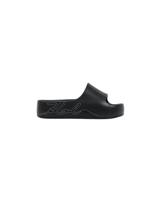 Karl Lagerfeld Black Slider