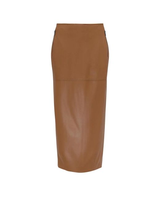 Max Mara Brown Maxi Skirts