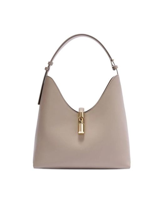 Furla Gray Shoulder Bags