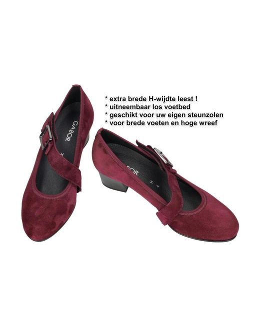 Gabor Red Pumps