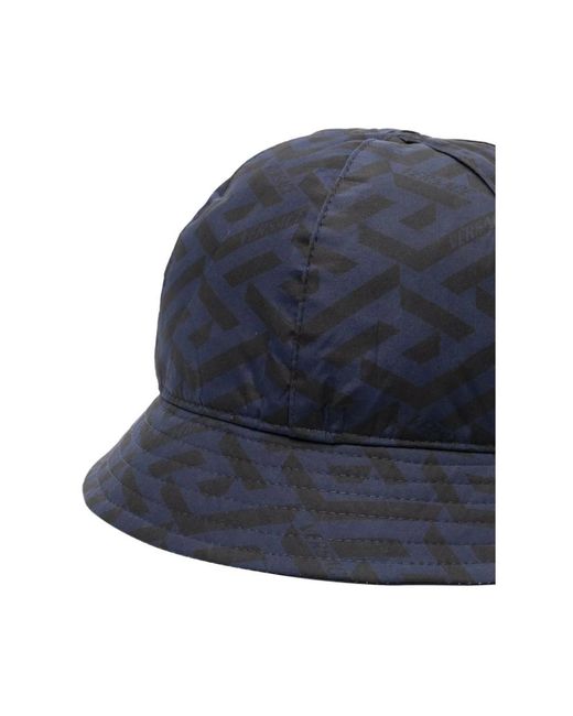 Versace Blue Hats for men
