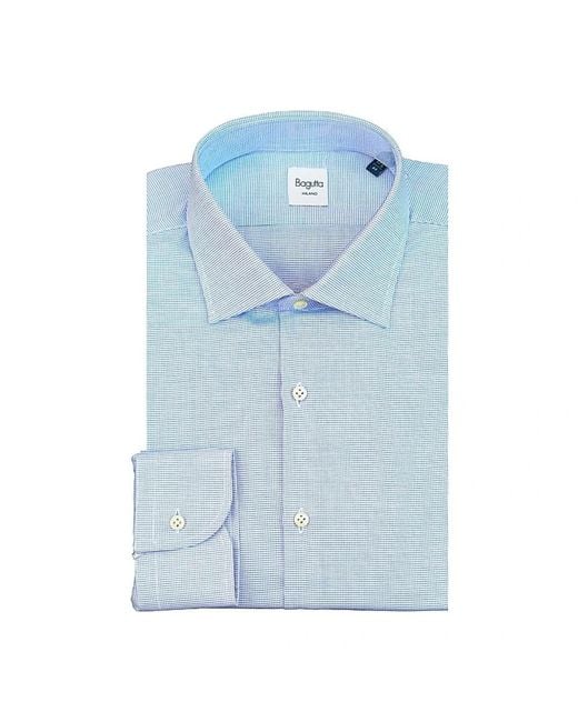 Bagutta Blue Formal Shirts for men