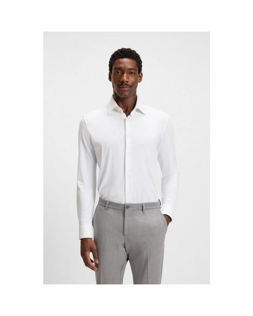 HUGO White Formal Shirts for men