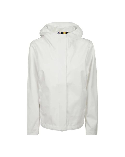 K-Way White Light Jackets