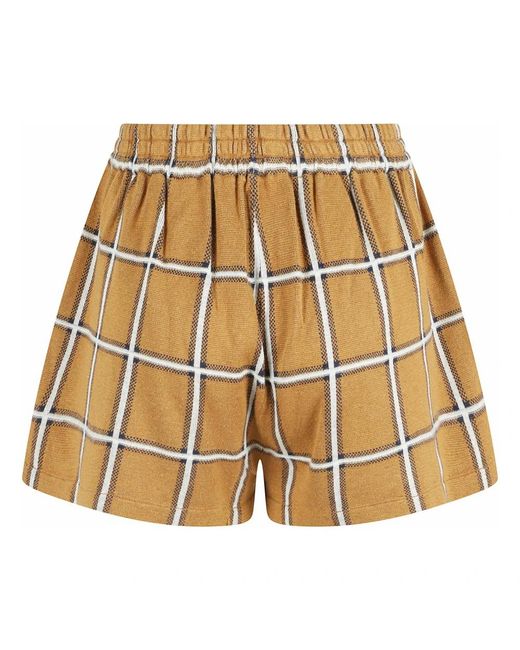 Guest In Residence Metallic Short Shorts