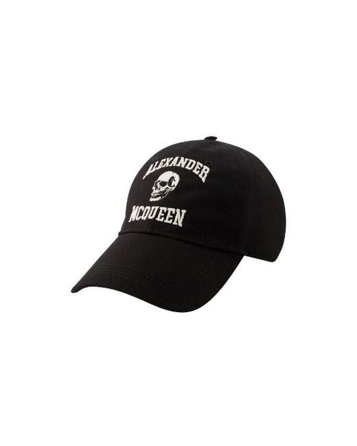 Alexander McQueen Black Caps