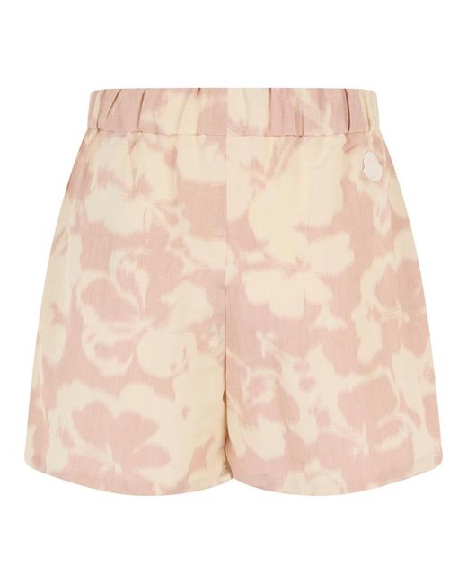 Moncler Natural Casual Shorts