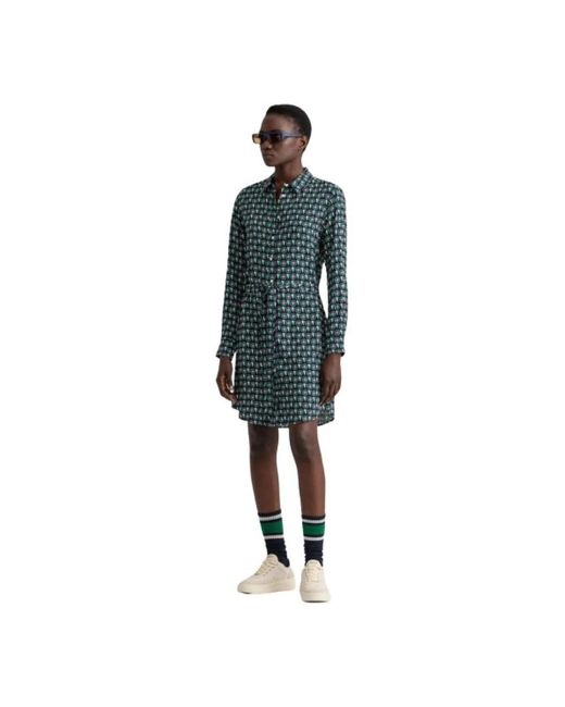 Gant Blue Shirt Dresses