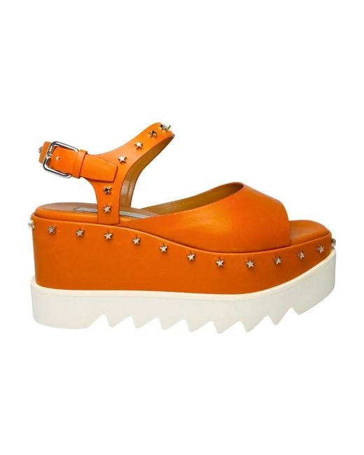 Stella McCartney Orange Wedges