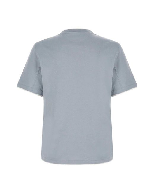 Brunello Cucinelli Gray T-Shirts for men