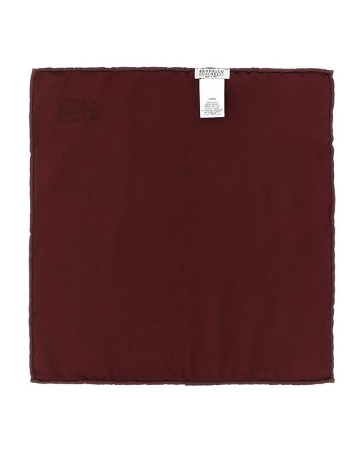 Brunello Cucinelli Purple Handkerchiefs for men