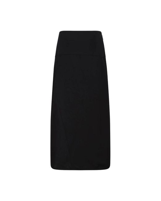 Jil Sander Black Maxi Skirts