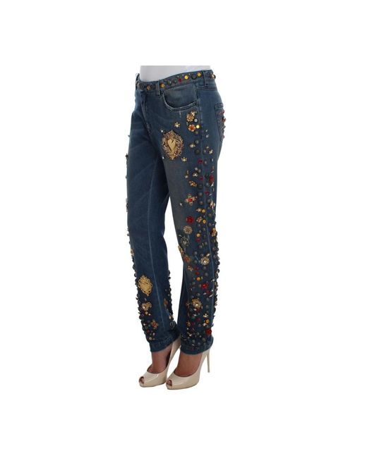 Dolce & Gabbana Blue Slim Fit Jeans