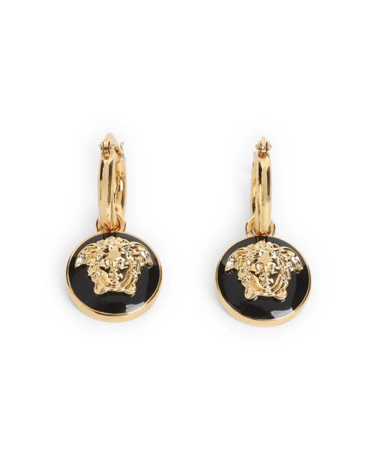 Earrings Versace en coloris Metallic