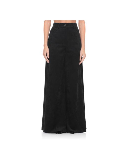 D.exterior Black Cord Palazzo Hose