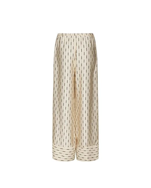 Neo Noir Cropped Broek in het Natural