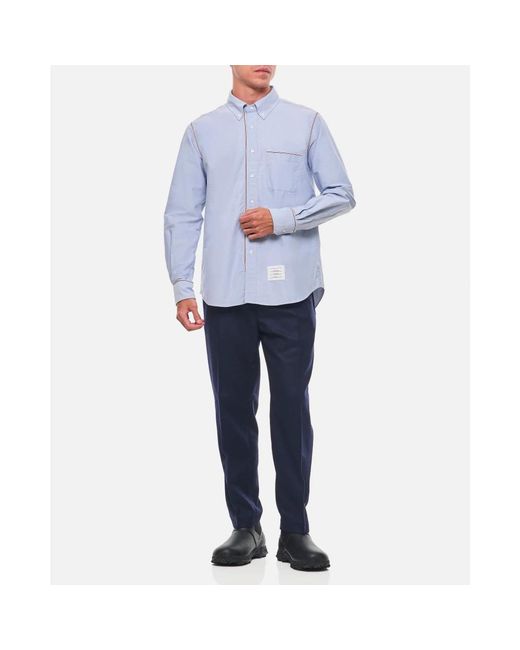 Thom Browne Blue Casual Shirts for men