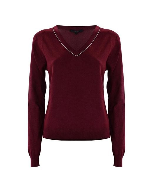 Kocca Purple V-Neck Knitwear