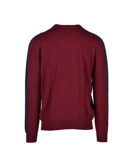 Maglione in misto cotone e lana di U.S. POLO ASSN. in Red da Uomo