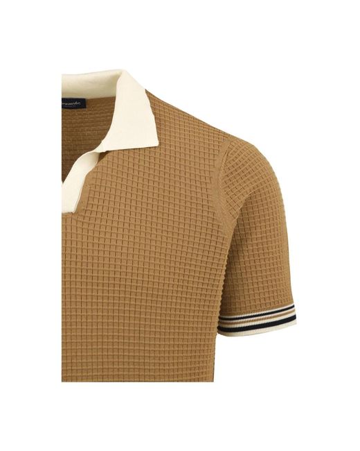 Drumohr Brown Polo Shirts for men