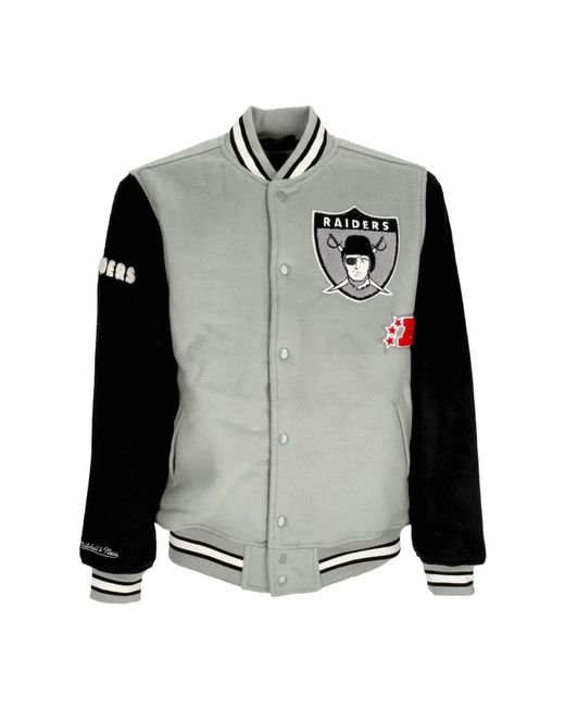 Mitchell & Ness Black Bomber Jackets for men