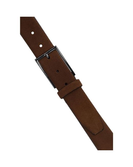 Boss Wildledergürtel Calindo Style in Brown für Herren
