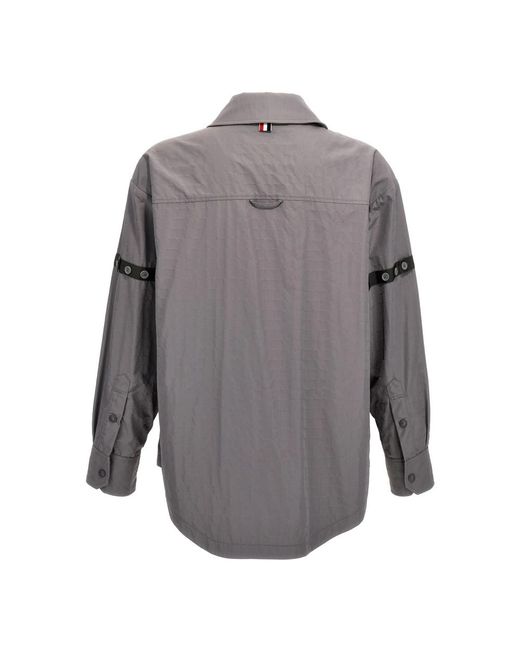 Thom Browne Gray Casual Shirts for men