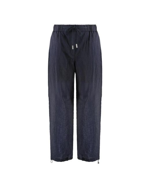 Straight Trousers Peserico de color Blue