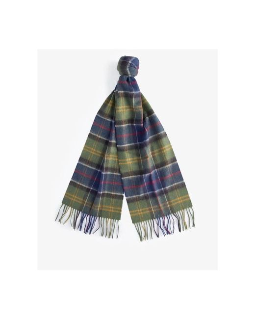Barbour Blue Winter Scarves