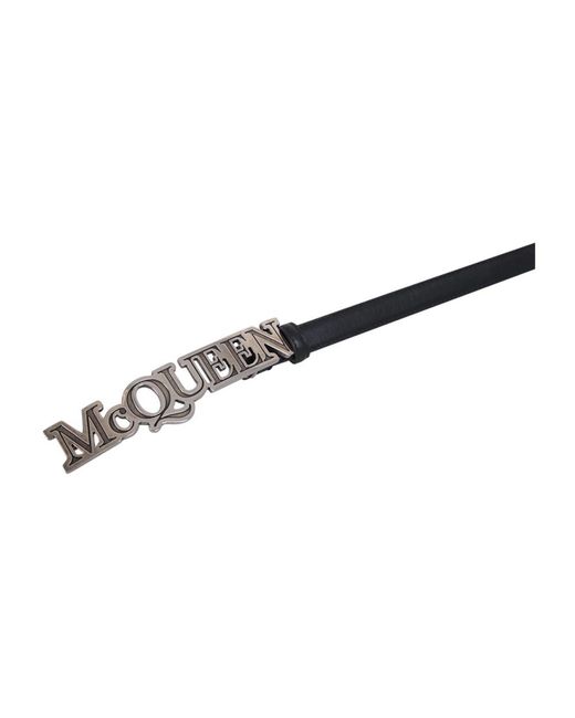 McQueen White Belts for men