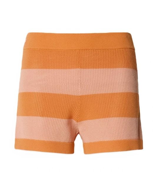 Lacoste Orange Short Shorts