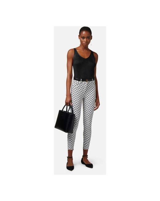 Elisabetta Franchi Gray Leggings
