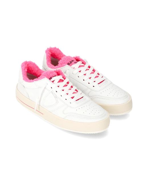 Philippe Model Pink Sneakers