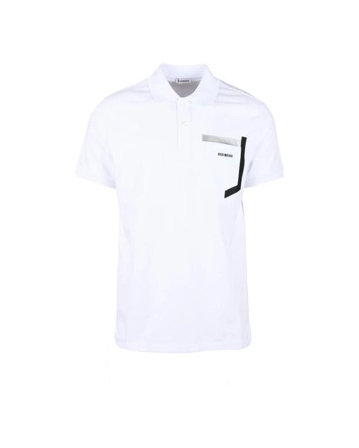 Bikkembergs White Polo Shirts for men