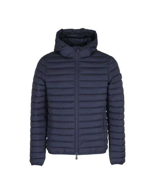 Save The Duck Blue Winter Jackets for men