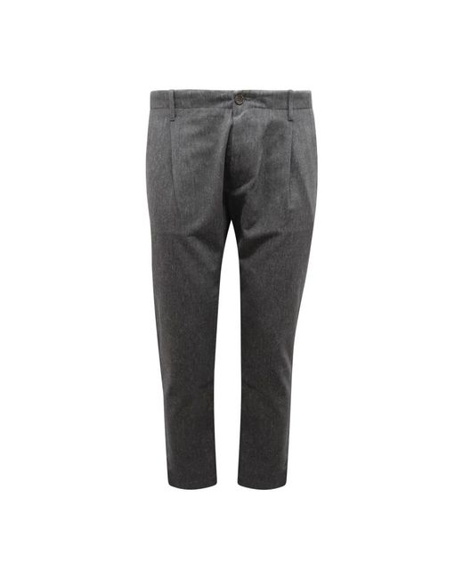 Nine:inthe:morning Gray Slim-Fit Trousers for men