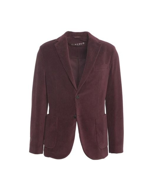 Circolo 1901 Purple Blazers for men