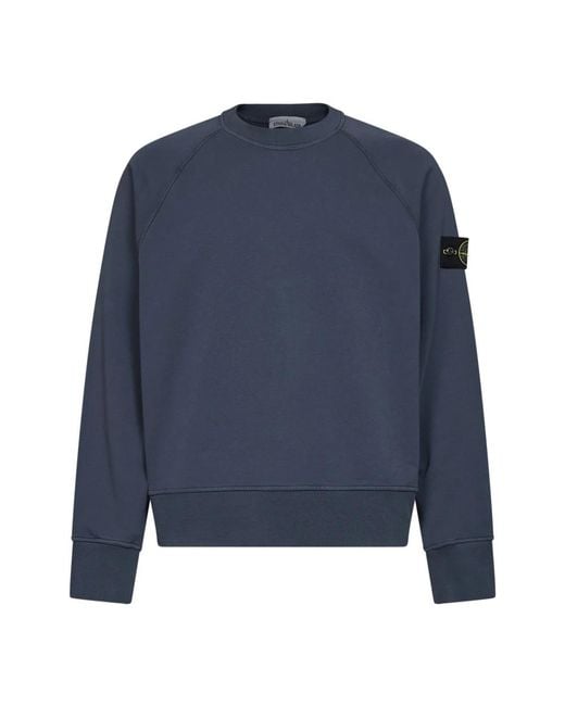 Stone Island Blue Sweatshirts for men