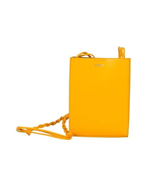 Jil Sander Yellow Cross Body Bags