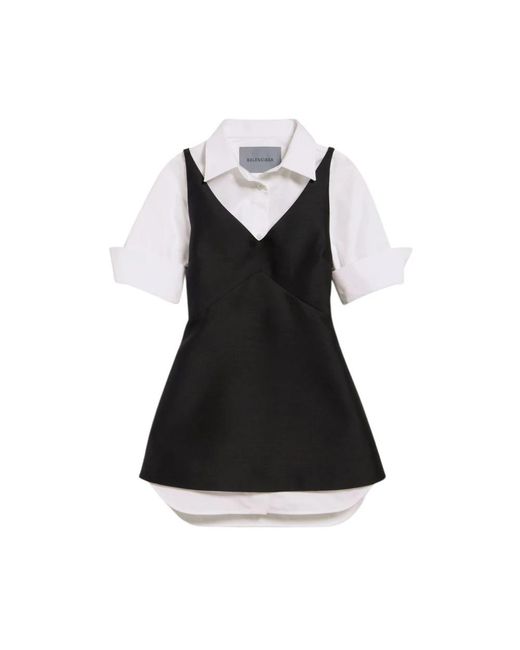 Balenciaga Black Short Dresses