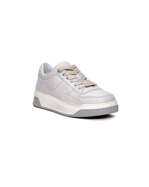Sneakers bianche pelle liscia memory foam di Hogan in White