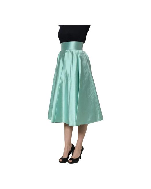 Dolce & Gabbana Blue Midi Skirts