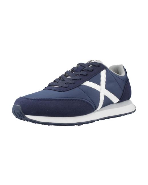 Munich Schoenen ,Blauw ,Rush Sneakers in het Blue voor heren