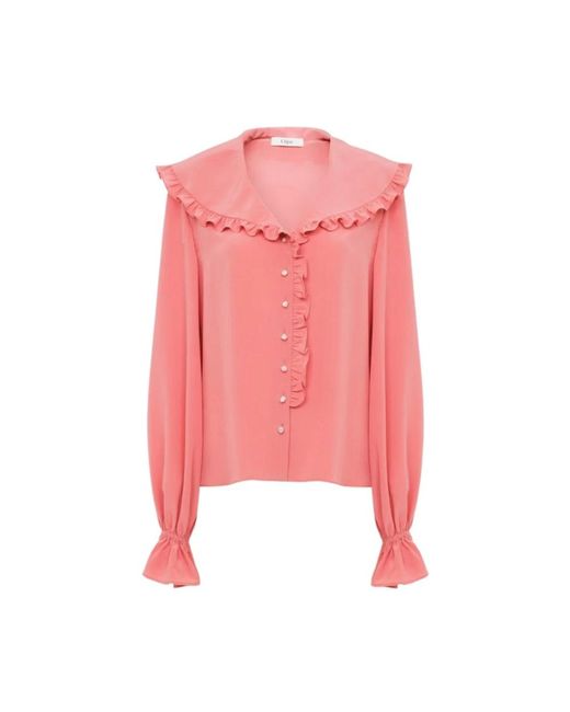 Chloé Overhemden ,Oranje ,Shirt H25 in het Pink