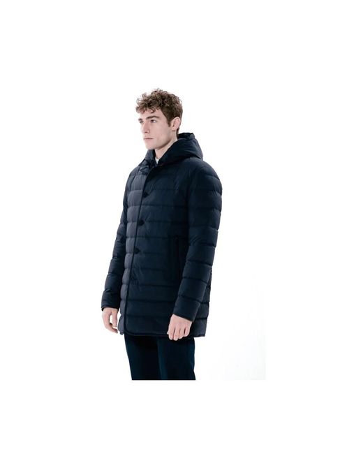 DUNO Blue Down Jackets for men