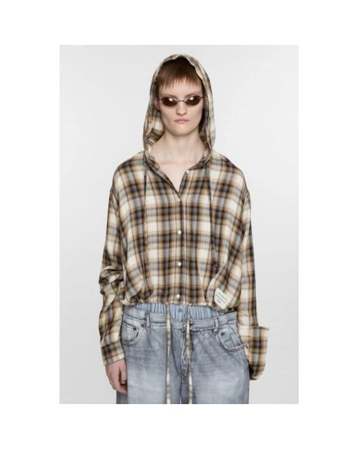 Light Jackets Acne de color Metallic