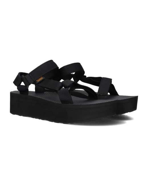 Flat Sandals Teva en coloris Black